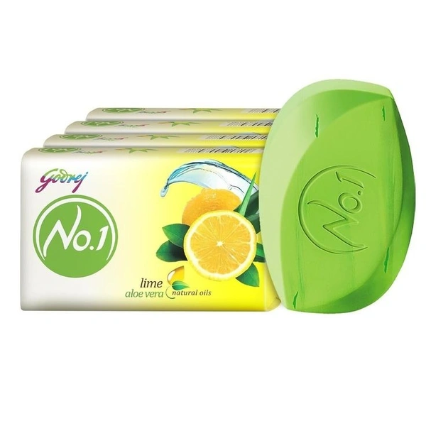 GODREJ NO.1 SOAP LIME (SABUN) - 5 peice