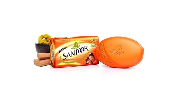 SANTOOR SOAP (SABUN) - 4 PIECE