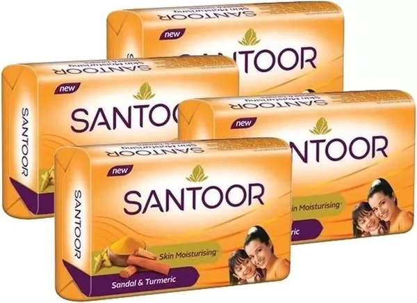 SANTOOR SOAP (SABUN) - 4 PIECE