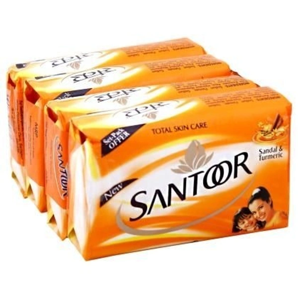 SANTOOR SOAP (SABUN) - 4 PIECE