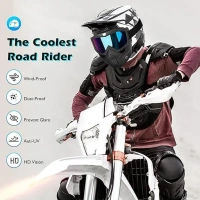 Motorcycle Goggles Off-Road Helmet Goggles Windproof Glasses Goggles Mask (1 Pc) - free