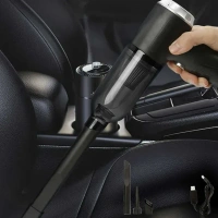 3 in 1 Mini Car Vacuum – Wireless, Rechargeable, Blower & Dust Cleaner for Car, Home & Keyboard by DeoDap