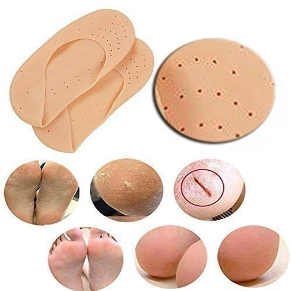 Anti Crack silicone Gel Foot Protector Moisturizing Socks - free