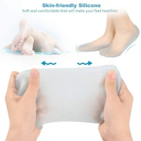 Anti Crack silicone Gel Foot Protector Moisturizing Socks - free