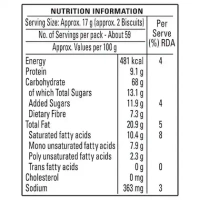 Britannia Nutri Choice Hi-Fibre Digestive Biscuits 960 g