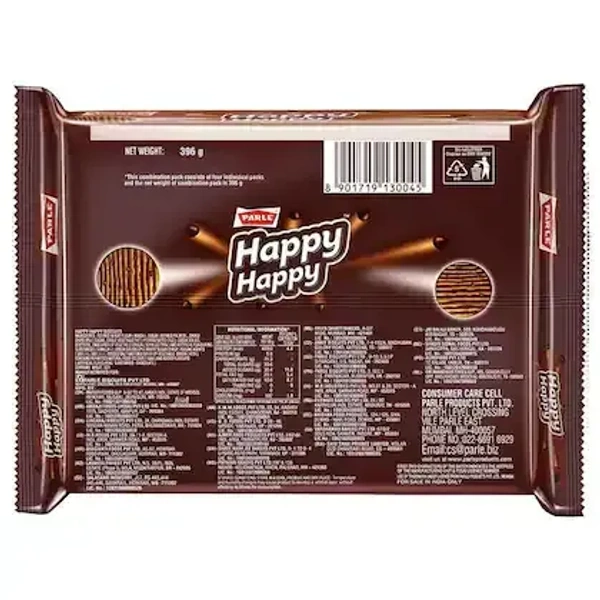 Parle Happy Happy Choco-Chip Cookies 396 g