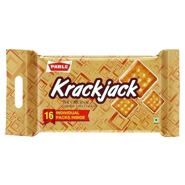 Parle Krackjack The Original Sweet and Salty Cracker Biscuits 700 g