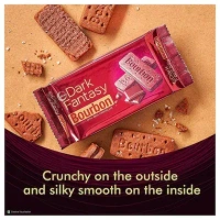 Sunfeast Dark Fantasy Bourbon a Classic Biscuit Made with Real Chocolate 111.6 g