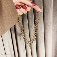 Vintage Layered Portrait Coin Pendent Chunky Thick Cuban Link Chain Choker Necklace - golden, . 
