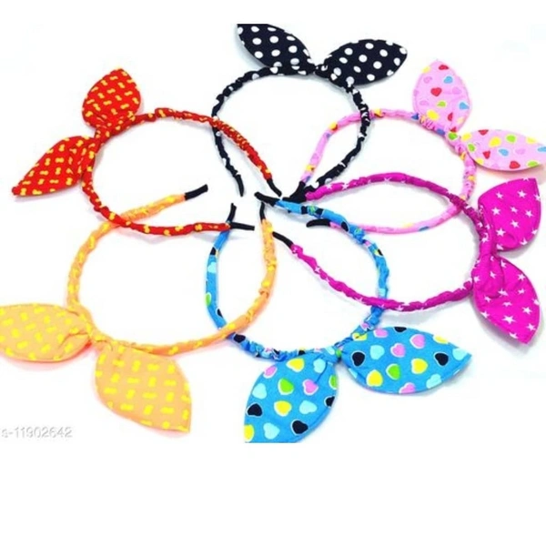 Attractive Women Multicolored Hairband - multicolor, l - 9cm,w - 8cm