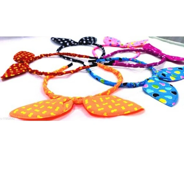 Attractive Women Multicolored Hairband - multicolor, l - 9cm,w - 8cm