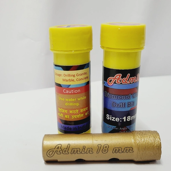 Admin Diamond Core Bit - Gold, 18mm
