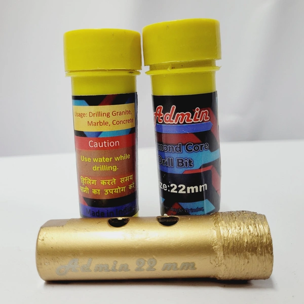Admin Diamond Core Bit - Gold, 22mm