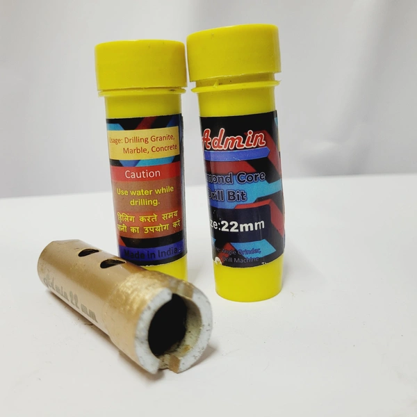 Admin Diamond Core Bit - Gold, 22mm