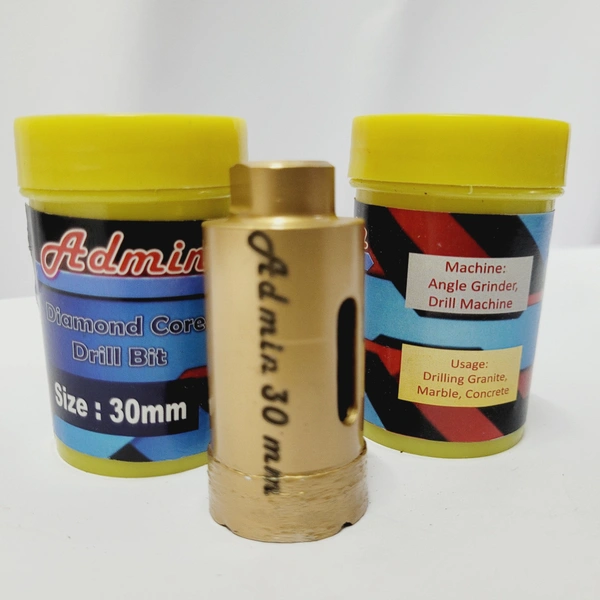 Admin Diamond Core Bit - Gold, 30mm