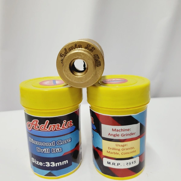Admin Diamond Core Bit - Gold, 33mm