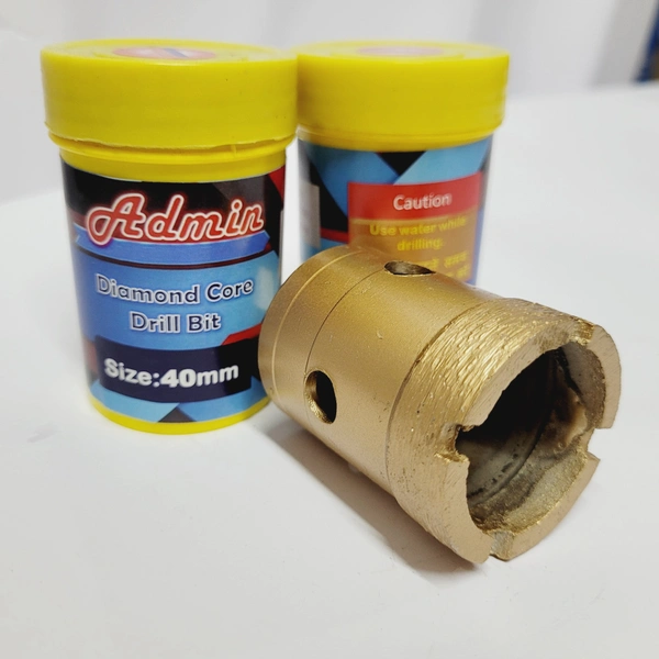 Admin Diamond Core Bit - Gold, 40mm