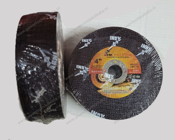 Agni Premium Cutting Wheel 4" (108x1x16mm) | Double Net Reinforced | WA46SBF - Agni Premium 4"