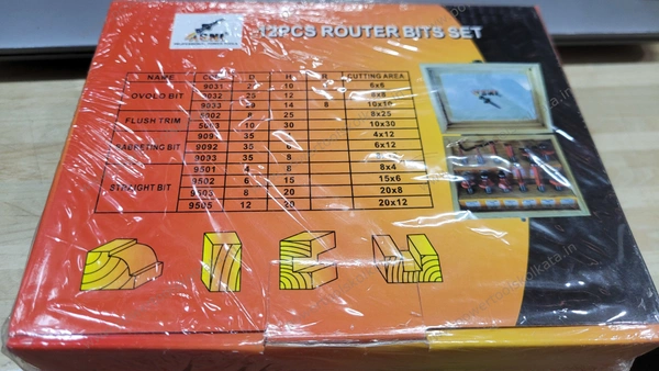 Agni Router Bit Set(12pc)