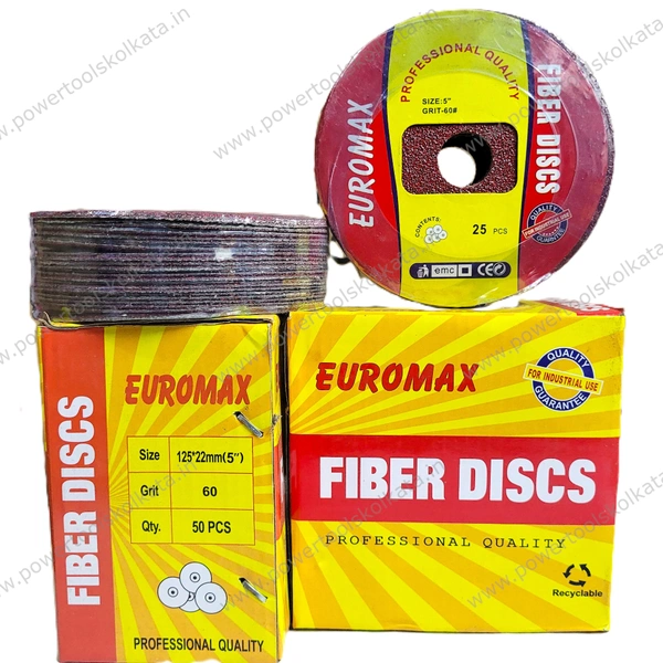 Euromax Fibre Disc - 5"xG60