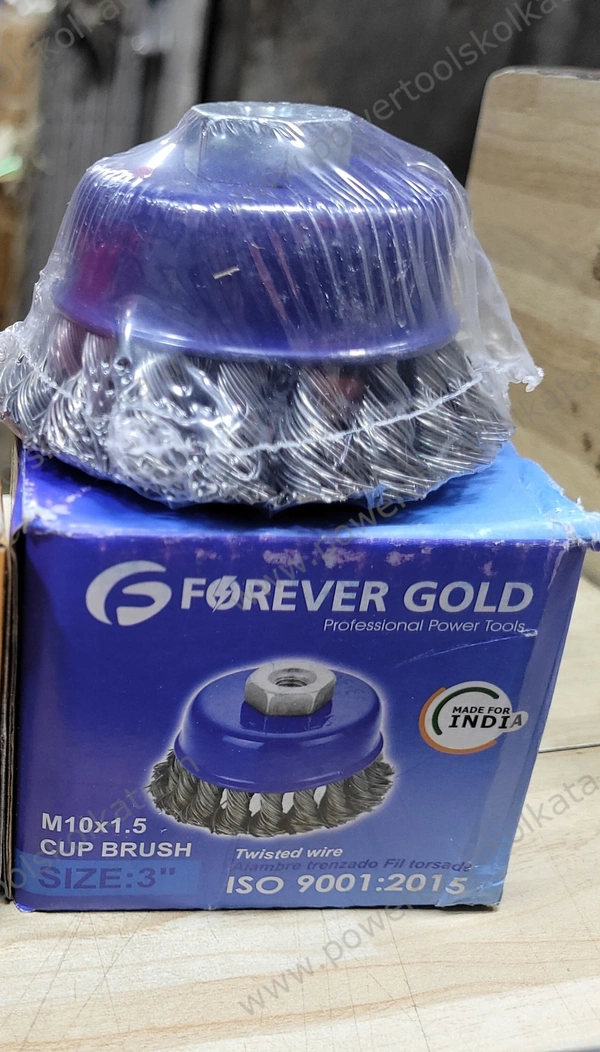 Forever Gold Wire Cup Brush Twist (Heavy Duty) - 3"