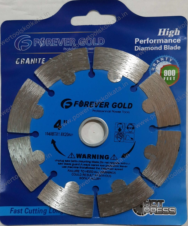 Forever Gold Diamond Saw Blade (Hot Pressed) - 4"(900ft)