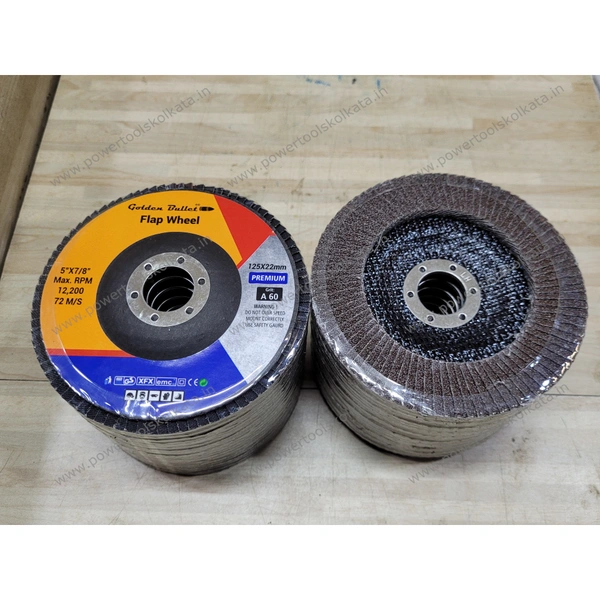 Golden Bullet Flap Disc 5"xG60 - Grit #60