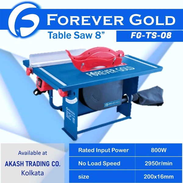 Forever Gold 8" Table Saw 800W