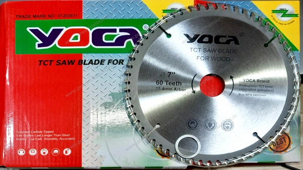 Yoca TCT Circular Saw Blade  7" - silver, 7" x 60T