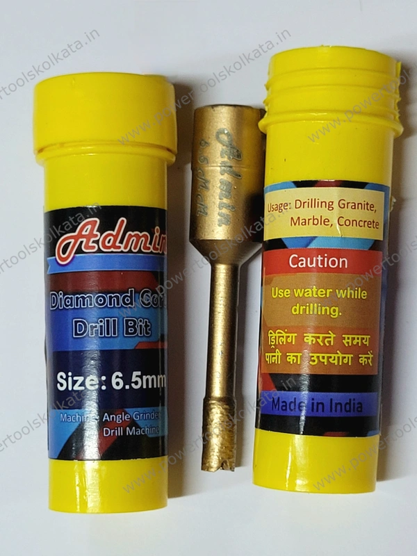 Admin Diamond Core Bit - Gold, 6.5mm