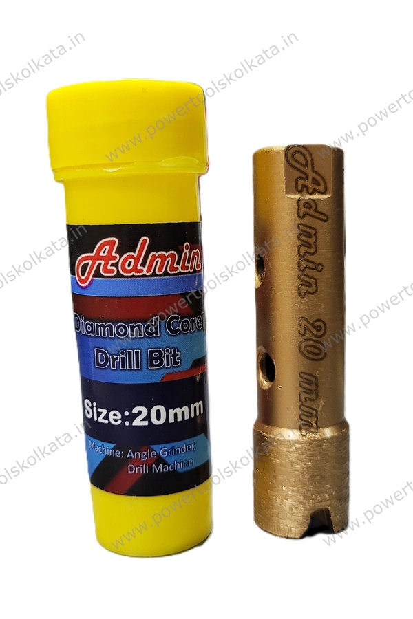 Admin Diamond Core Bit - Gold, 20mm