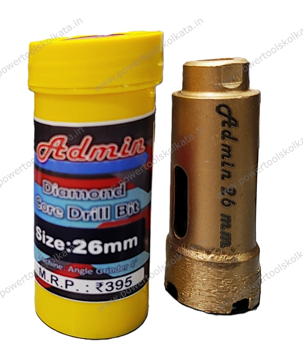 Admin Diamond Core Bit - Gold, 26mm