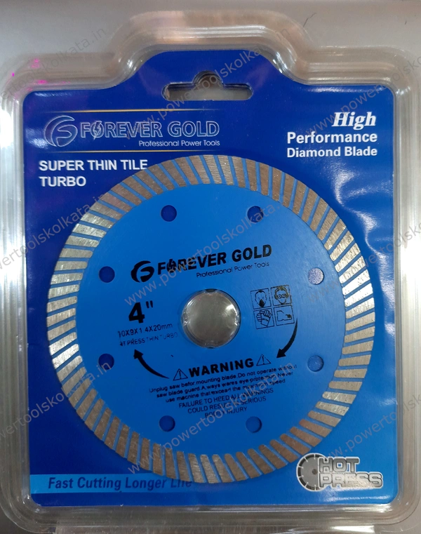 ForeverGold Diamond Saw Blade - 4"(ThinTurbo)