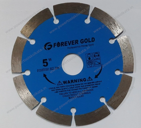 Forever Gold Diamond Blade for Graniten 5" | Segmented Hot Pressed Cutter Disc - Forever Gold 125mm