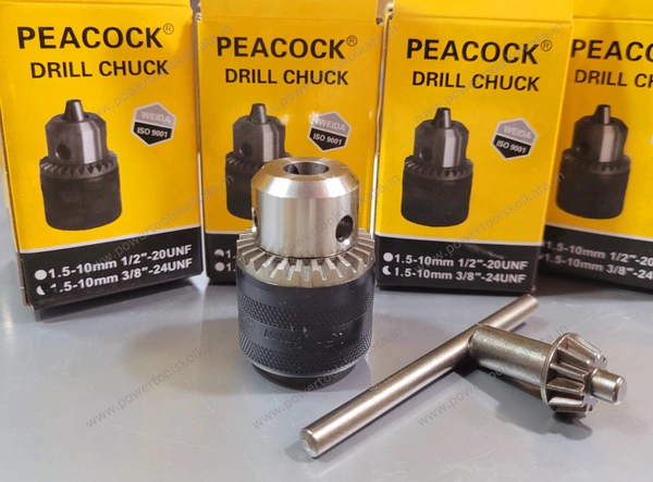 Peacock Drill Chuck (24UNF) - 10mm