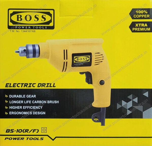 Boss Drill Machine 10mm - with R/F