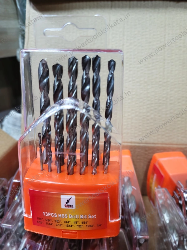 Agni HSS Drill Bit Set(13pcs)