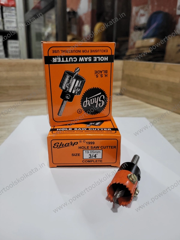 Sharp HSS Hole Saw Cutter - 19.05mm(3/4")