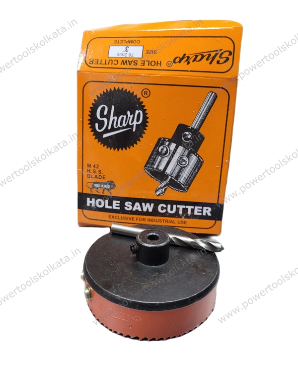 Sharp HSS Hole Saw Cutter - 76.2mm( 3")