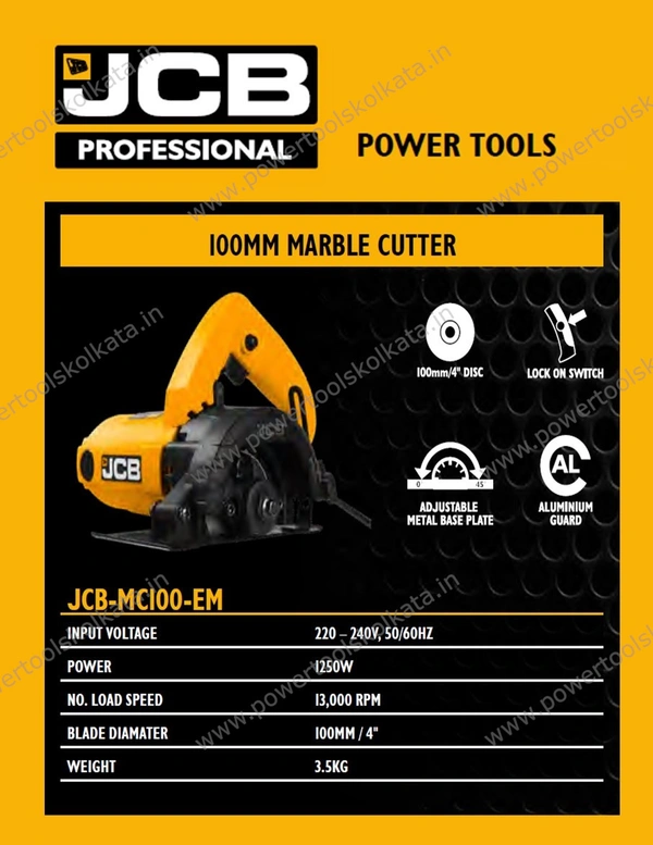 JCB Marble Cutter 4" CM4SB - 4"