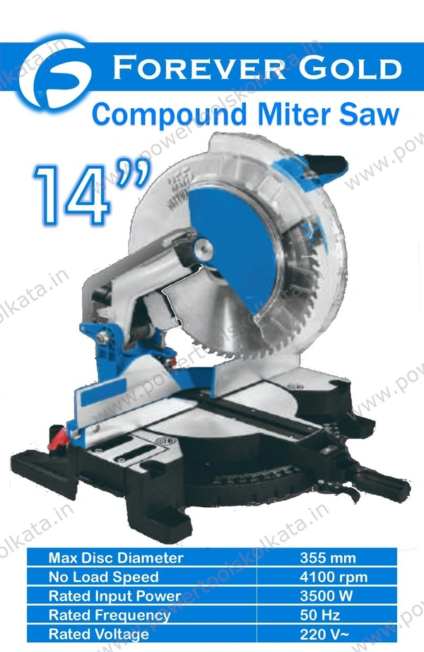 Forever Gold Mitre Saw - Compound 14"