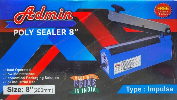 Admin Plastic Bag Sealing Machine - 8"