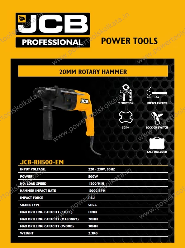 JCB Rotary H. 20mm - 20mm
