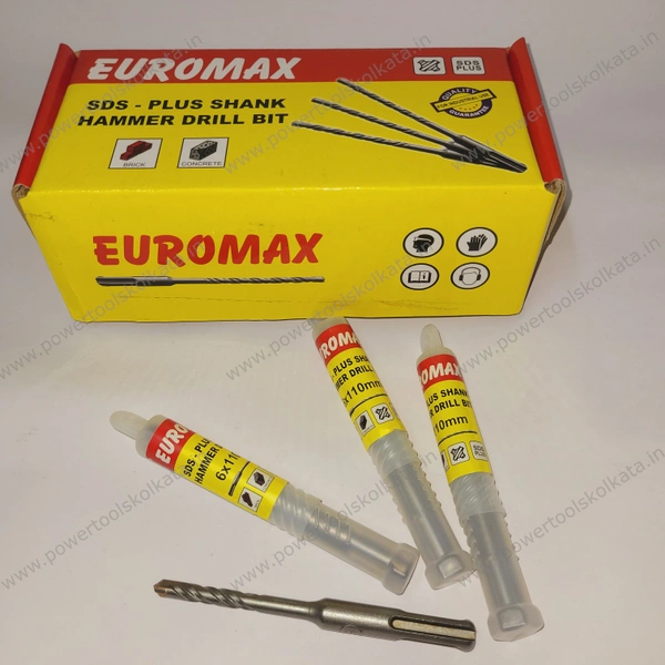 Euromax SDS Plus Hammer Drill Bit - 6 x 110