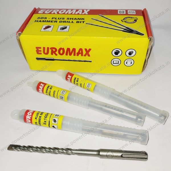 Euromax SDS Plus Hammer Drill Bit - 8 x 160