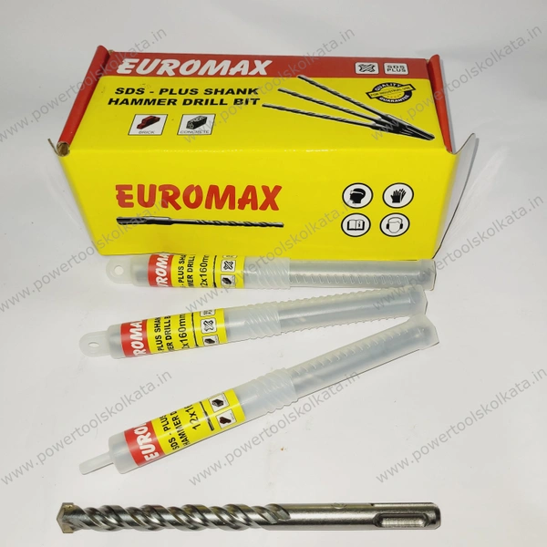 Euromax SDS Plus Hammer Drill Bit - 12 x 160