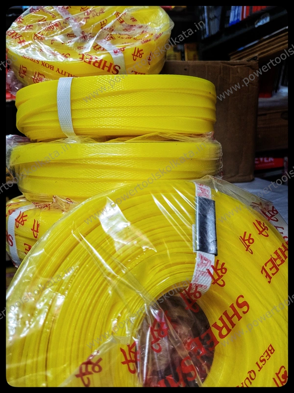 Shree Strap 1/2" White(Premium) - 900gm, Yellow, 1/2''