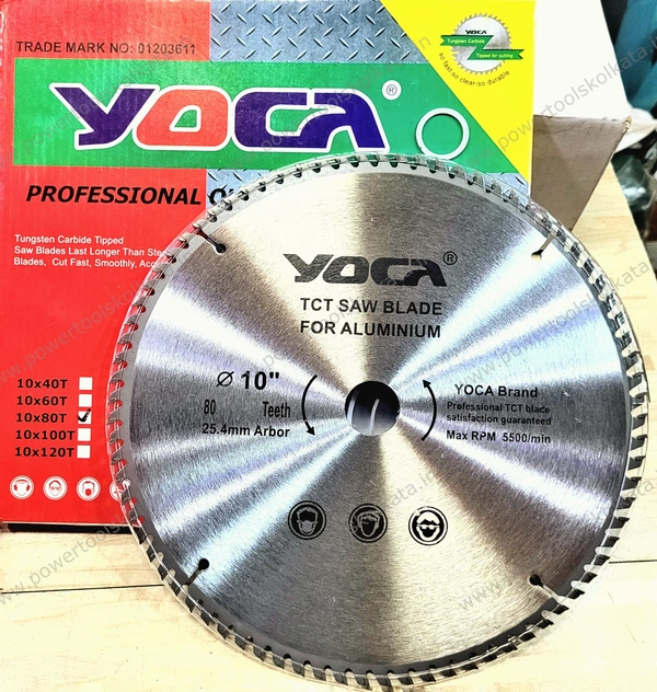 Yoca TCT Circular Saw Blade 10" - 10" x 80T
