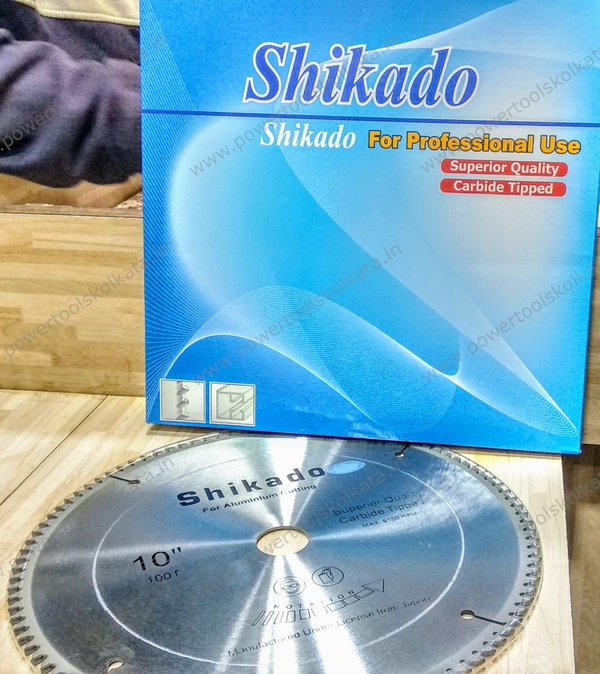 Shikado TCT Circular Saw Blade 10" - 10" x100T Aluminium