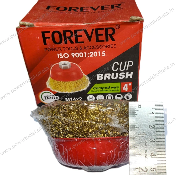 Forever Wire Cup Brush - 4" Crimped